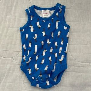 Hanna Andersson seagull tank bodysuit